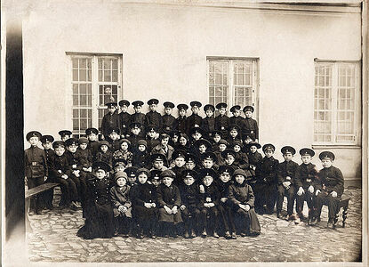 Ученики городского училища.  г. Житомiръ. Волынская губернiя.  1900 - гг. (до 1912 г.).(Собранiе А.Л. Красоткина. Томъ III).